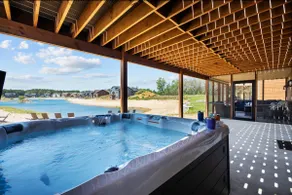 Lakehouse on Beach Lake w/Hot Tub & Screened Porch - Image 3