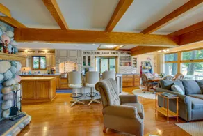Sauna + Fireplaces! Lakefront Cadillac Retreat - Image 5