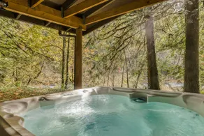 Spacious riverfront lodge with beach access, priva - Image 3
