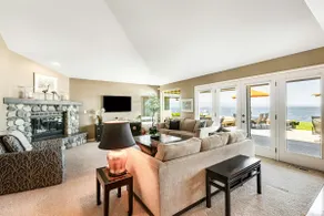 3BR Oceanfront Whidbey Island | Balcony | W/D - Image 4
