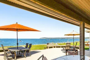 3BR Oceanfront Whidbey Island | Balcony | W/D - Image 3