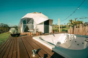 Onyx Sphere with Bathtub and Panoramic View - Image 5