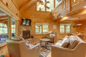 Blue Ridge Cabin Rental w/ Hot Tub & Creek Access! - Image 3