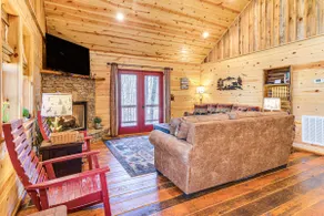 Hot Tub + Fire Pit: Dog-Friendly Cabin in Murphy! - Image 5