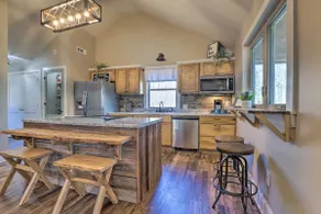 Creek-View Getaway w/ Deck, Yard, & Fire Pit! - Image 2