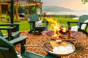Summer is coming!  Aframe on Bass Lake~ Hot Tub, Sauna & Sunsets! - Image 2