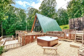 The Black Aframe - HOT TUB and Mountain Views - Image 2