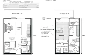 Risoul - Duplex 66 - Fully equipped - WIFI - 60m² - Foot of ski slopes - Image 5