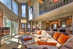 Deck & Mtn Views: Resort Home in Rumbling Bald! - Image 5