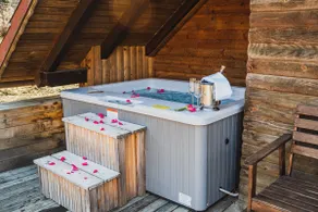 Wooden Cabin Zurej with Hot Tub - Image 2