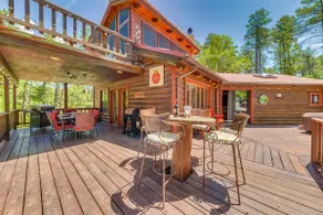 Deck & Hot Tub Bear Country Cabin, upper canyon - Image 2