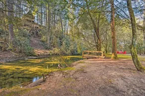 Blue Ridge Mtns Creekside Cabin w/ Hot Tub + Pier! - Image 3