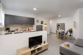 Two-Bedroom Apt Semi-Basement Aristotelian Suites - Image 4