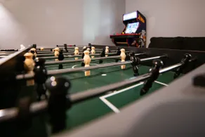 Family Fun Pets Arcade Foosball Fire Pit - Image 2