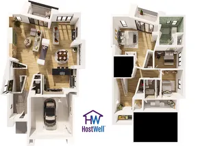 Luksuriøs og moderne 3 senge / 2. 5 badeværelser hus med fantastisk udsigt over SF-bugten. - Image 5