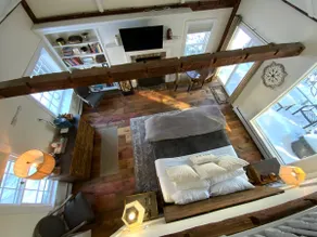 Cottage-loft,fireplace,deck,32 acres-The Woodshed - Image 5