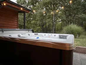 Centrally Located Serene Wooded Retreat w/ Hot Tub - Image 2