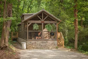 Gabriele Luxury Pondside Cabin w/ Hot Tub, Firepit - Image 3