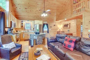 Hot Tub & Game Room: Charming Morganton Cabin! - Image 3