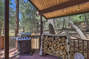 Deck w/ Wooded Views: Rustic-Chic Prescott Cabin! - Image 3