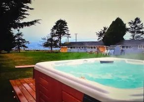 Sunset Log Cabin on the beach-Hot tub-full kitchen - Image 5