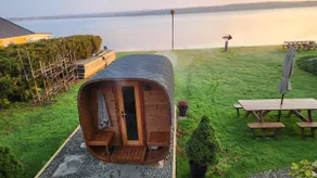 Ferier på søen, fantastisk udsigt, egen dock + brandplads + grill + parkering + tæt på centrum - Image 1