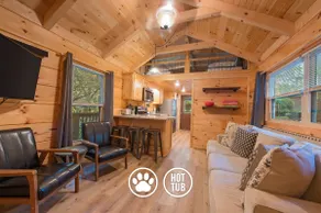 Celina Cabin Private Spa, Firepit, wooded retreat - Image 2