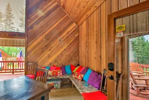 Cabane Angel Fire : bain à remous, foyer extérieur et accès aux sentiers - Image 4
