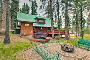 Cabane Angel Fire : bain à remous, foyer extérieur et accès aux sentiers - Image 3