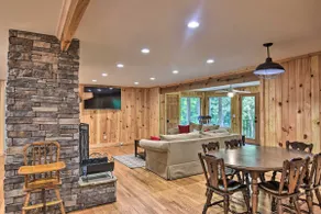 Rustic Sunset Escape on 67 Acres: Outdoor Kitchen - Image 5