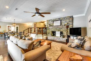 Hot Tub, Dock, Lakefront: Luxe Six Mile Retreat - Image 4