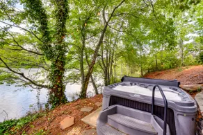 Hot Tub, Dock, Lakefront: Luxe Six Mile Retreat - Image 3
