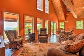 Spacious Log Cabin w/ Fire Pit & Game Room! - Image 5