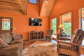Spacious Log Cabin w/ Fire Pit & Game Room! - Image 4
