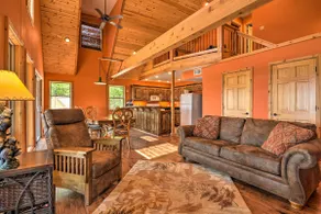 Spacious Log Cabin w/ Fire Pit & Game Room! - Image 3