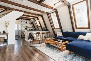 Cozy A-Frame Cabin, Cedar Hot Tub + Stargazing Net - Image 2