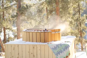 Cozy A-Frame Cabin, Cedar Hot Tub + Stargazing Net - Image 3