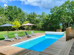 Wooden home, heated pool, AC, Villereal, 8 guests - Image 2