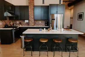 Chic 3BR Industrial Loft: Main St. w/ Garage - Image 3