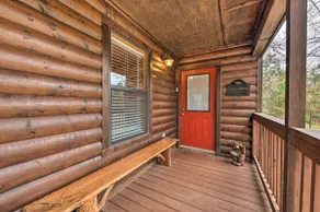Hot Tub: 'Little Bear's Pond' Broken Bow Cabin - Image 2
