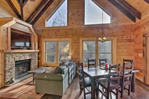 Hilltop Cabin on 5 Acres w/ Hot Tub & Waterfall! - Image 4