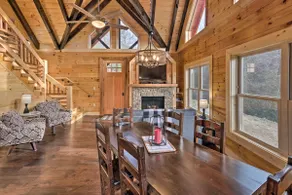 Hilltop Cabin on 5 Acres w/ Hot Tub & Waterfall! - Image 5