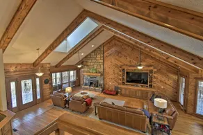 Hot Tub, Grill: Hilltop Log Cabin in Hot Springs! - Image 5