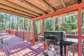 Relaxing Lincoln Forest Retreat w/ Wraparound Deck - Image 3