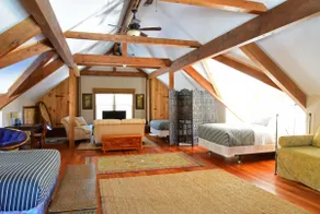 Berkshire Vacation Rentals: Peaceful Post and Beam Loft Sleeps 9 - Image 4