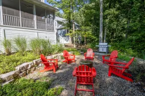 Steps from Pool w/ Private Hot Tub in Gorgeous Wooded Setting of New Buffalo - Image 3