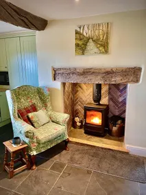 Cottage-Ensuite mit Dusche-Blick auf die Landschaft-Slowley Farm Cottage - Image 2