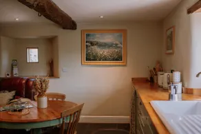 Cottage-Ensuite mit Dusche-Blick auf die Landschaft-Slowley Farm Cottage - Image 4