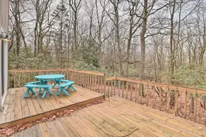 ~ 1 Mi to Lake: Secluded Poconos Home w/ Decks - Image 3
