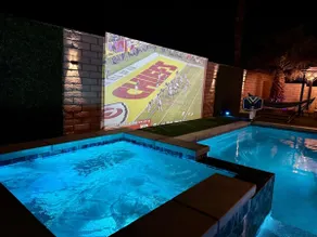 Saltwater Pool. Poolside Cinema. Golf Simulator - Image 2
